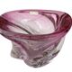 Vase Wave Val-Saint-Lambert rubis sommerso design Delvenne 1950