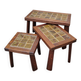 Brutalist ceramic nesting tables