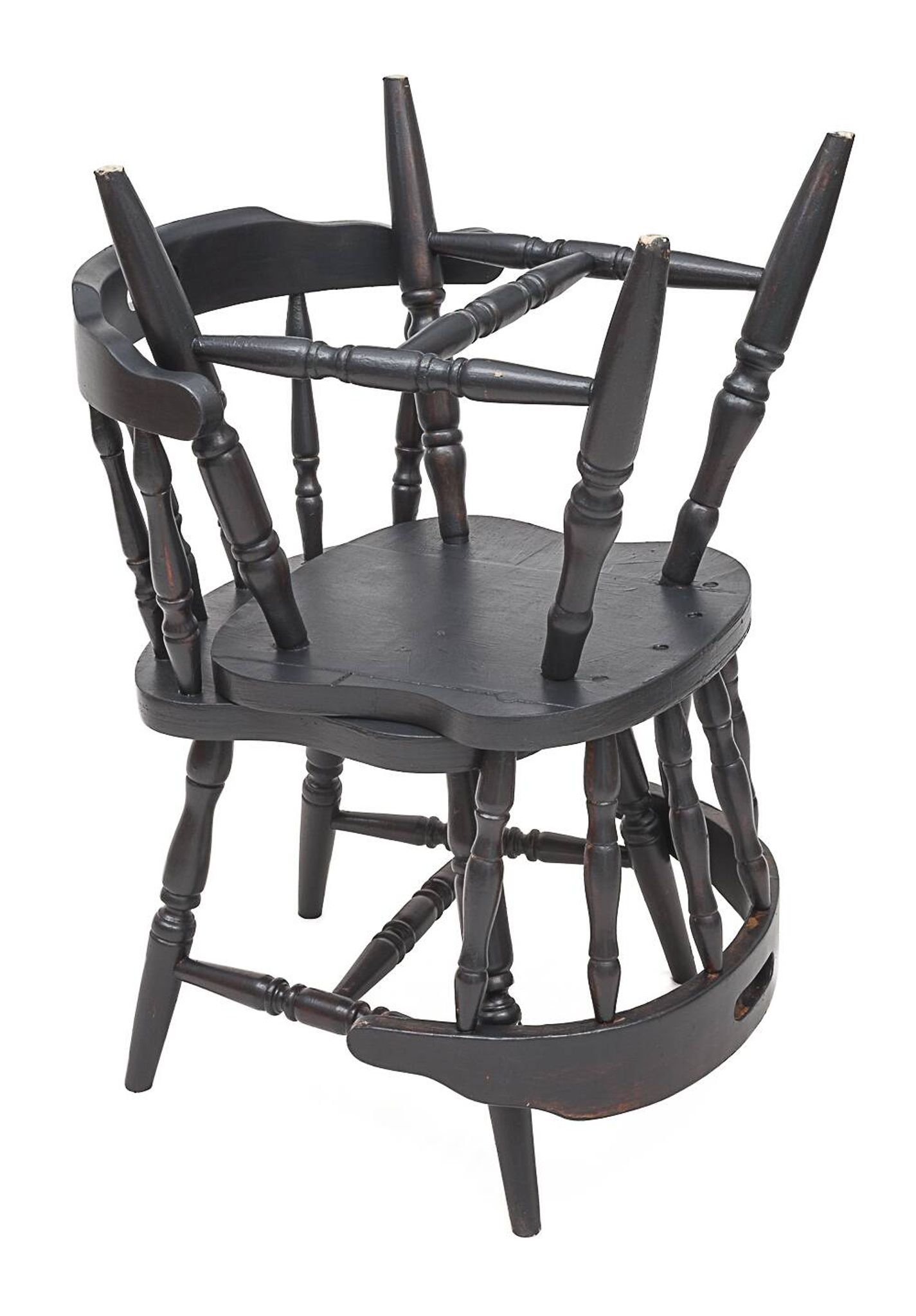 Set of 8 "Cabriolet" bistro chairs
