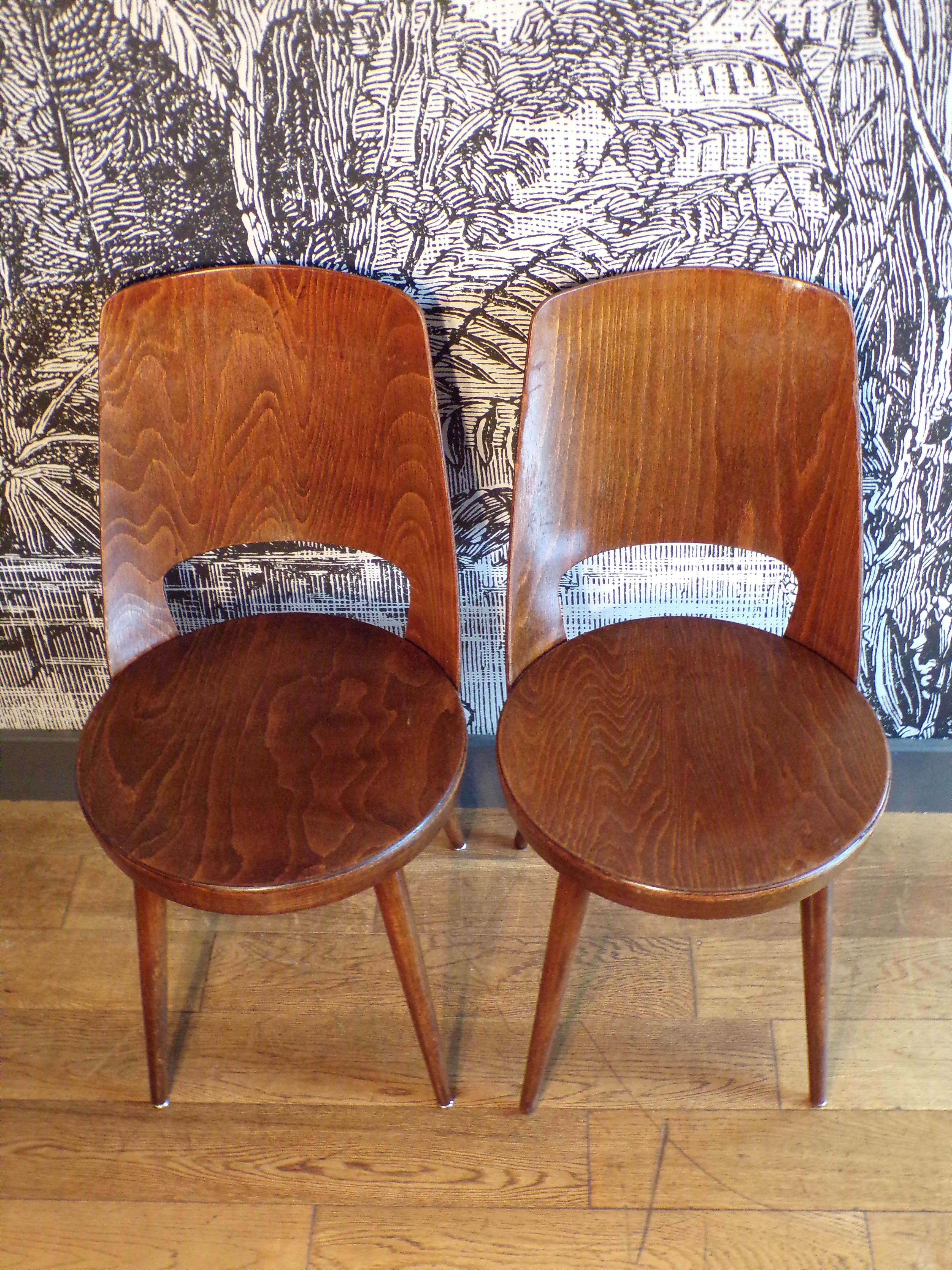 Pair of Baumann Mondor echaises