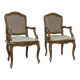 Louis XV armchairs, 18th century, set of 2