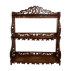 Openwork wall shelf walnut nineteenth