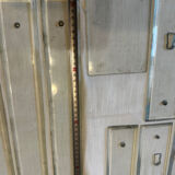 11 bevelled glass cleanliness plaques + 4 Art Deco glass plaques