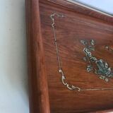 Wood and mother-of-pearl top