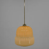 Suspension en verre du milieu du siècle, années 1960