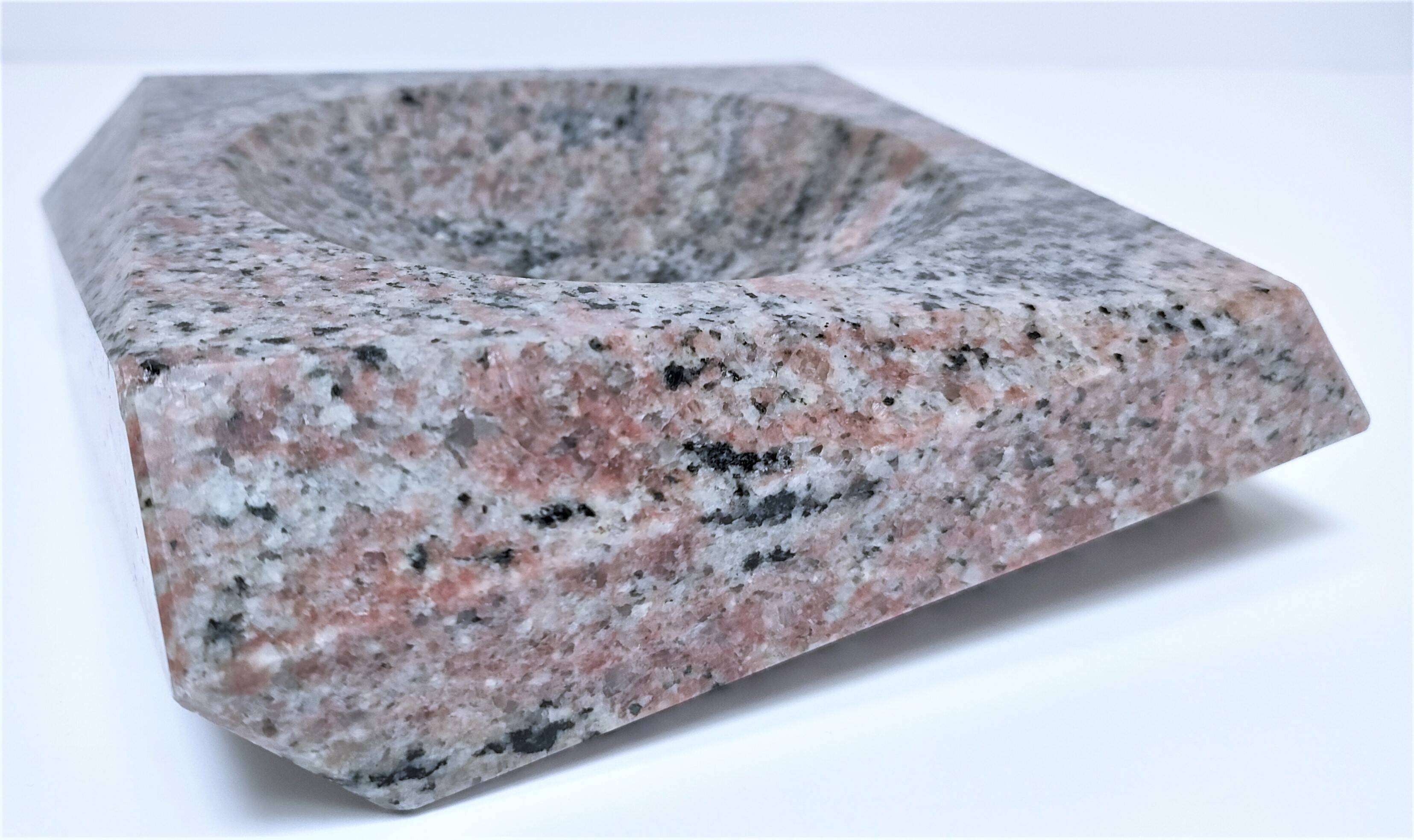 Pink granite pocket emptier from the 80s