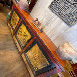 Buffet ancien chinois 3 portes + 3 tiroirs