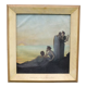 Soir antique, after Alphonse Osbert, oil on canvas signed framed