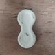 Salt and pepper shaker in Delftware pottery.