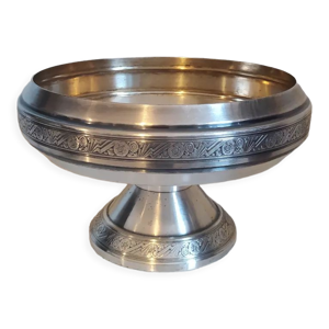 coupe en métal argenté