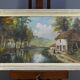Large Painting “The Mill”, signed Reney – Part 1 of the 20th century