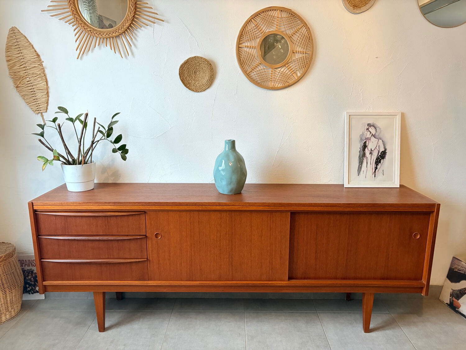 Enfilade vintage scandinave