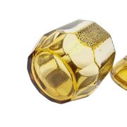 Art Deco oroplastic candy dish from Moser, Czechoslovakia, 1930s