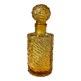 Bottle bottle amber glass textured vintage 70s