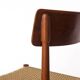1960s Danish Dining Chair – Teak Wood Frame with Danish Cord Seat – Vintage