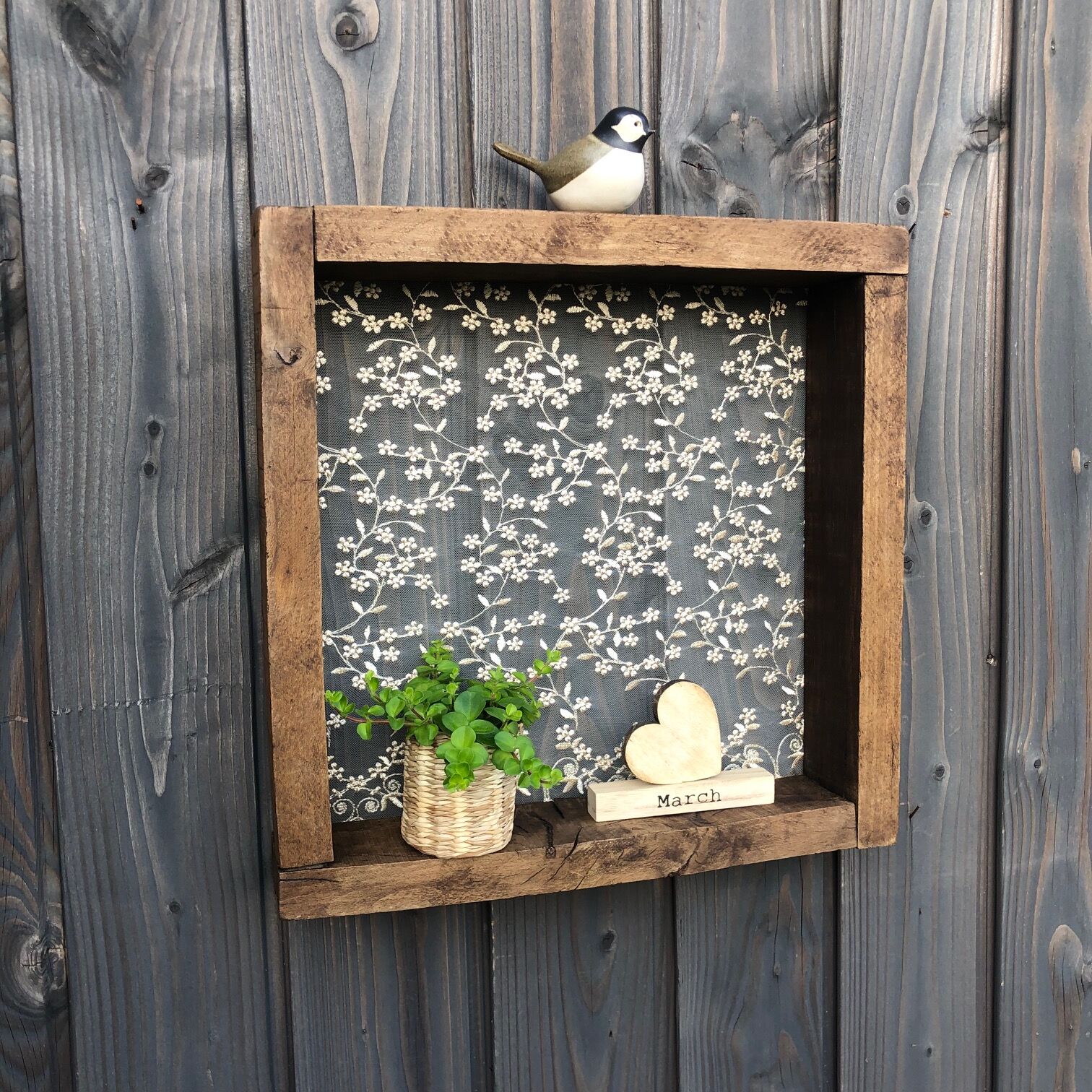 Ancient wooden sieve "lace"