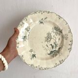 Old iron earth dish, Pavot model