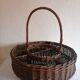 Rattan bottle and glass holder