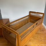 Rattan bed