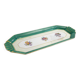 Art Deco floral iridescent cake dish in Limoges porcelain