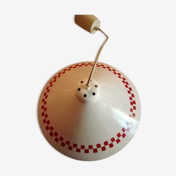 Porcelain campaign pendant lamp