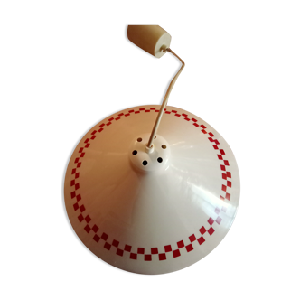 Porcelain campaign pendant lamp