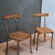Paire de chaises industrielles
