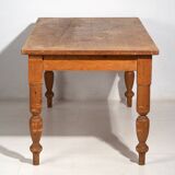 Antique long solid wood table (c.1920) #53
