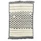 Magnificent Moroccan Beni Ouarain Berber Rug - White and Gray - Dimensions 205x320 cm