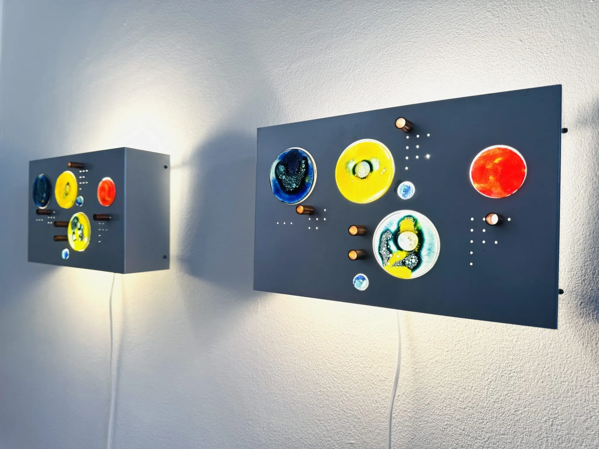 C-1701 Collage Wall Lamp By Willem Van Oyen For Raak Amsterdam, The Netherlands 1960S
