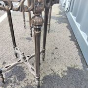 Pair of pedestal tables