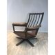 Danish swivel adjustable armchair of the 1970s