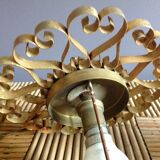 Glass and brass hanging
