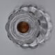 Baccarat: Bamboo-style crystal candlestick signed