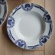 Set of 3 hollow plates Orchies Moulin des Loups Palmes