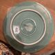 Plat faience slurry Geneviève Lethu - vintage 80s