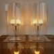 Pair of vintage Take plexiglass bedside lamps by Kartell