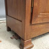 Norman countryside buffet in solid cherry wood nineteenth
