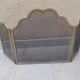 Brass fireplace screen