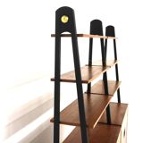 Scandinavian "double" teak bookcase, Sweden, 1950