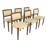 Set of 6 "Garmi" walnut chairs, Troeds, Bjärnum, Sweden, 1960
