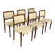 Set of 6 "Garmi" walnut chairs, Troeds, Bjärnum, Sweden, 1960