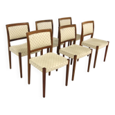 Set of 6 "Garmi" walnut chairs, Troeds, Bjärnum, Sweden, 1960