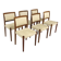 Set of 6 "Garmi" walnut chairs, Troeds, Bjärnum, Sweden, 1960