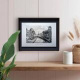 Utrecht, Netherlands, Vintage engraving, printed in 1879.