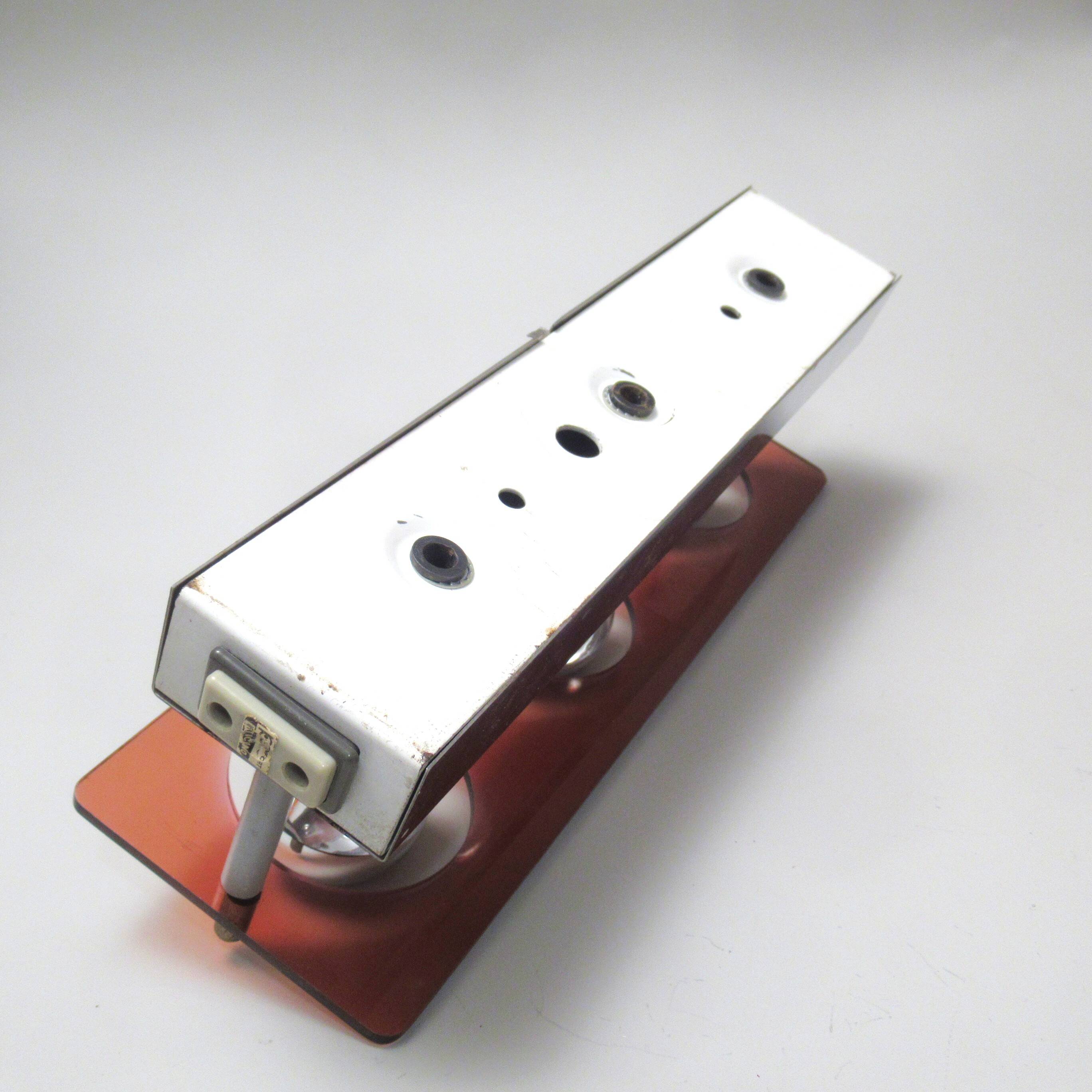 Jocelyne Trocmé Oxar three-light wall lamp from the 1970s.