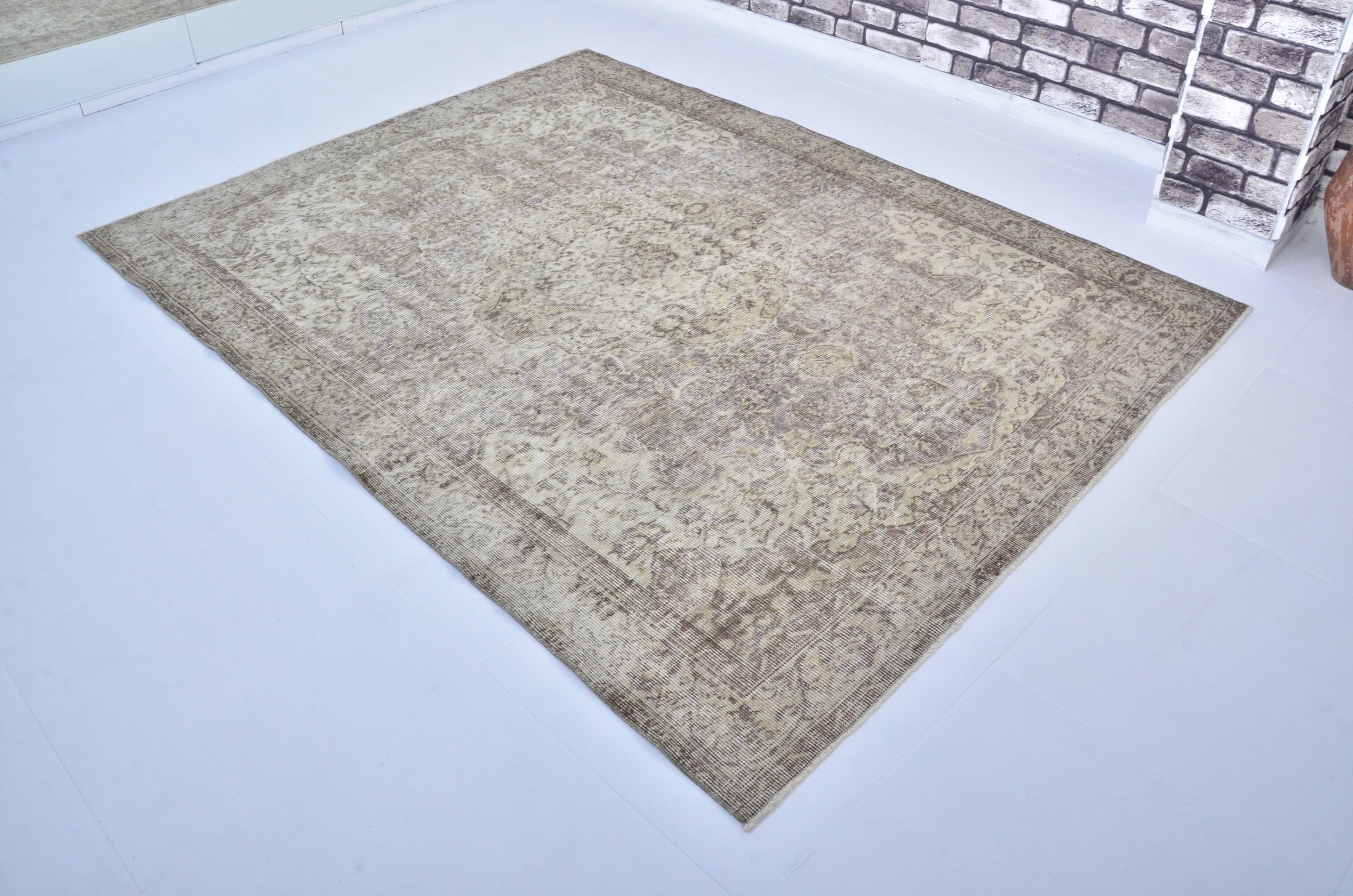 Oushak Vintage Wool Carpet sku 3227