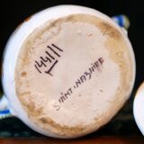 Sucrier ancien de Rouen décoré des armoiries de Saint-Nazaire