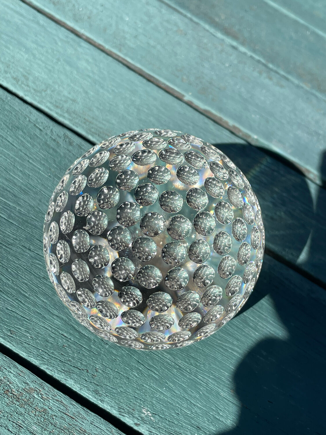 Glass ball paper press