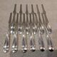 6 silver-plated metal lobster forks by the silversmith Christofle, model Dax.